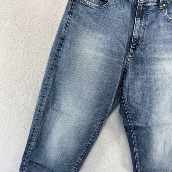 G Star Raw Jeans Women's Fits 30x27 Blue Janeh Ultra High Mom Ankle Dark Faded - Picture 2 of 9